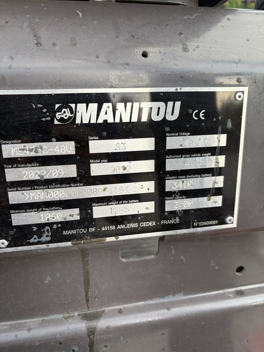 Empilhador eletrico MANITOU ME425C