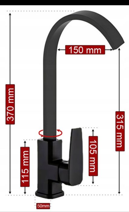 Bateria kuchenna czarna