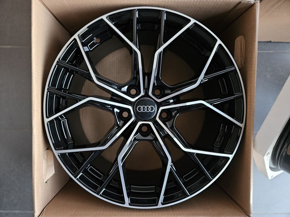 Audi 19 " Nowe 5x112 A3 / S3 8V 8Y 8P / Q2 / Q3 Felgi Czarne Poler TÜV
