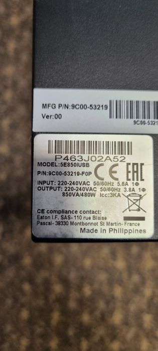 Zasilacz awaryjny Eaton 5E850IUSB (UPS)
