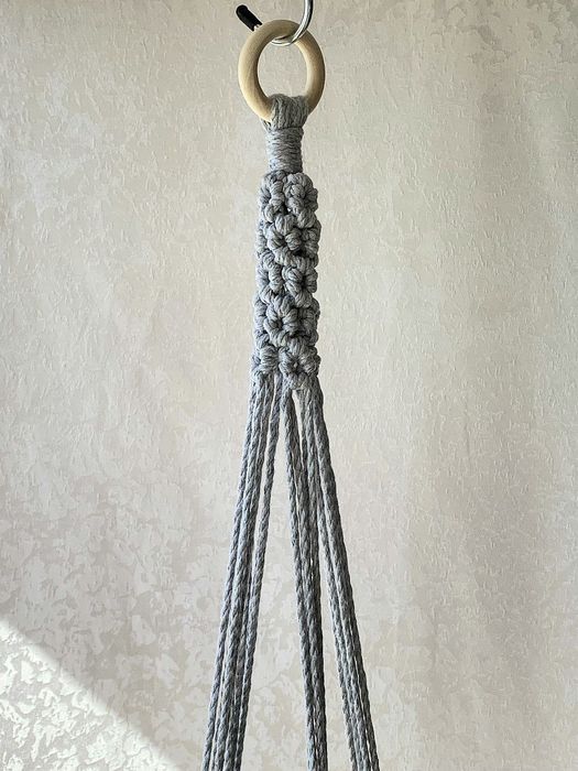 Макраме  підвісне кашпо