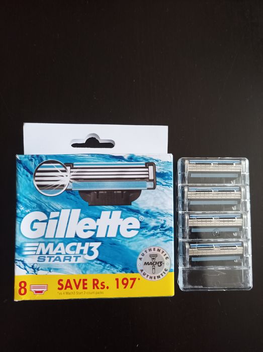 Gillette Mach 3 start( 4 шт,виробник Вьетнам)