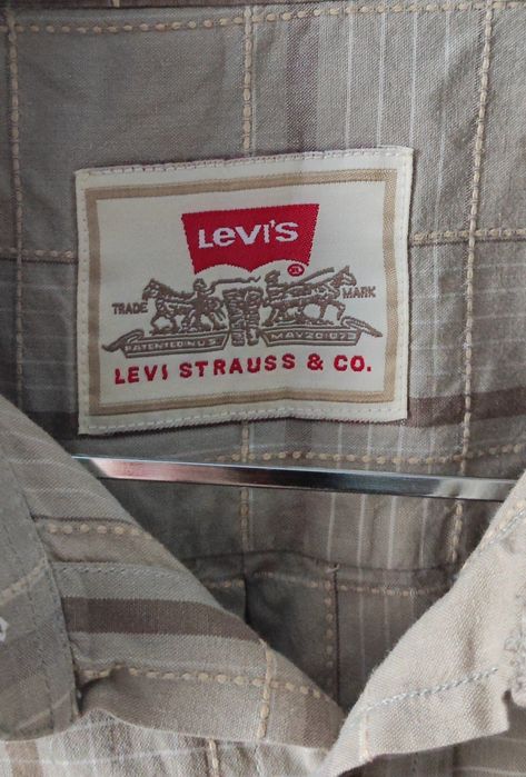 Męska koszula w kratę Levi's XL - XXL ( patrz wymiary)