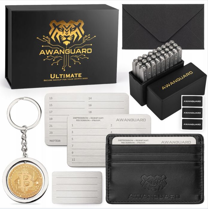 AWANGUARD Ultimate - Portfel Kryptowalut, Stalowy Nośnik Danych SEED