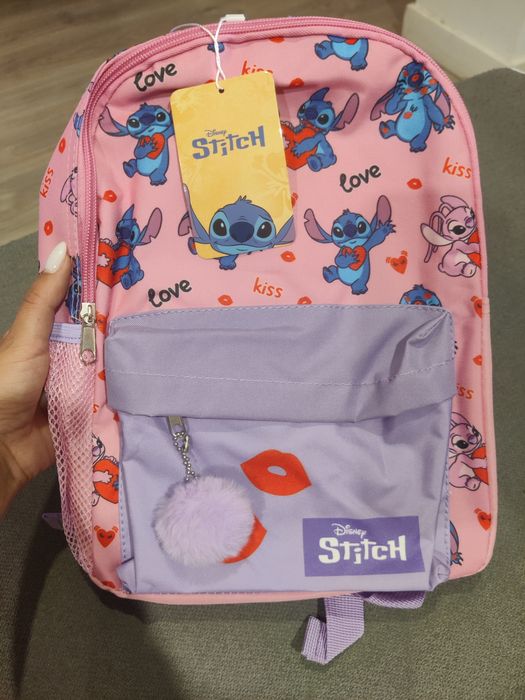 Mochila pré escolar Stitch novo com etiqueta