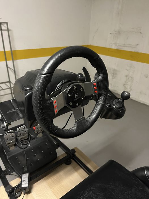 Simulador logitech g27 com playseat