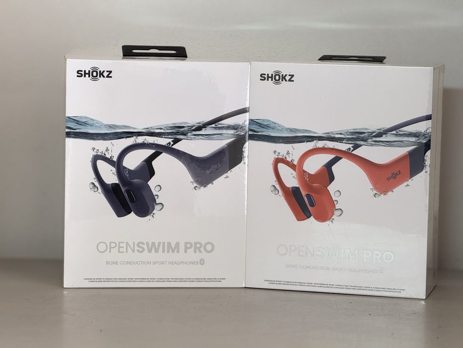 Спортивні наушники для плавання Shokz OpenSwim Pro Grey/Red