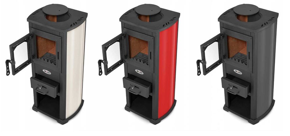 Piec stalowy koza kominek KLASIK LUXX 10KW