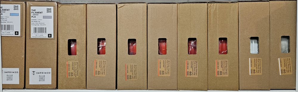 PLA 1,75mm p/ impressora 3D desde 11€/Kg