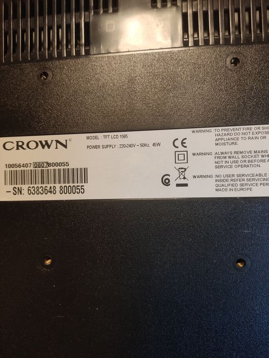 Тевізор CROWN робочий