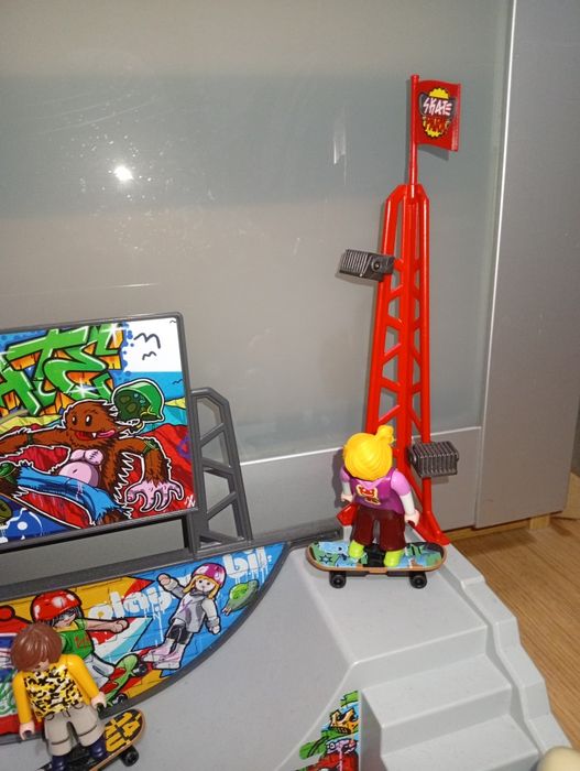 Pista de skate de brincar Playmobil nova
