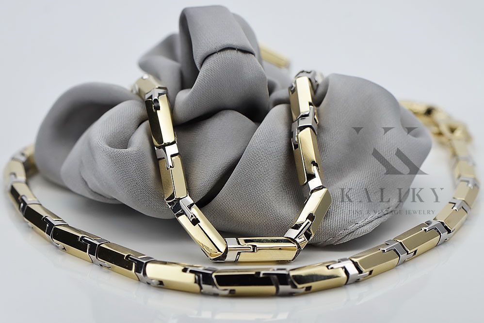 Złoty łańcuszek z żółtego złota 14k 585 Hammer cc047yw 60cm Katowice