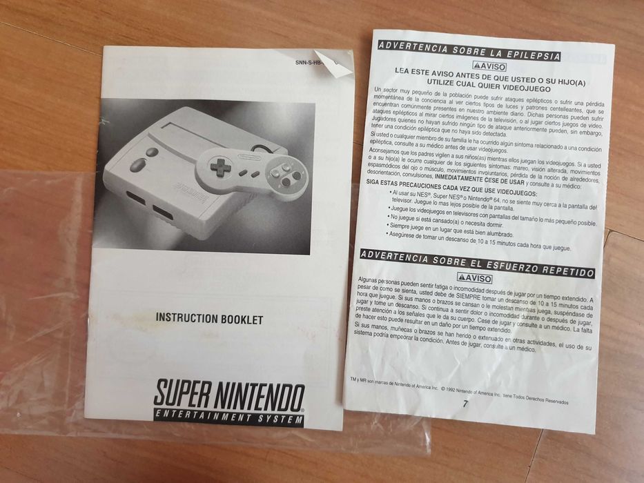 Ігрова приставка SNES SUPER NINTENDO JR USA з коробкою