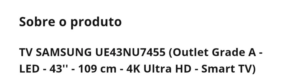 Suporte móvel de tv Samsung
