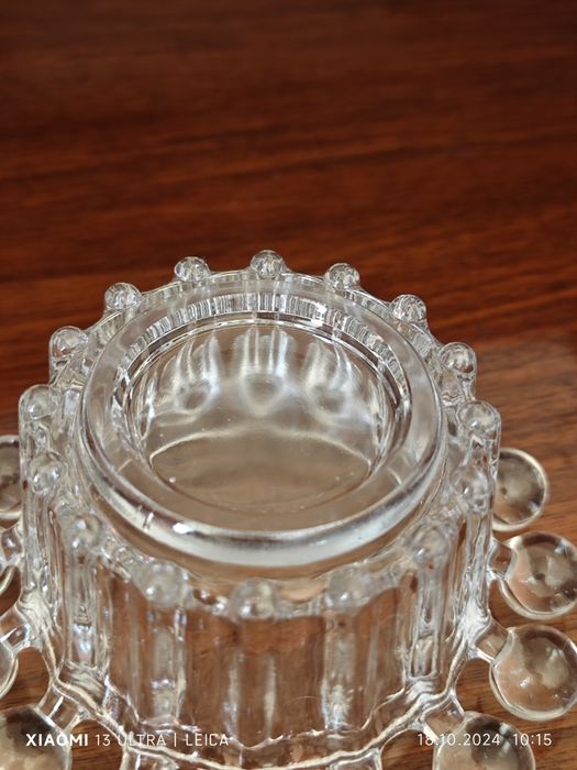 Bomboniera radiant cukernica z pokrywką Ząbkowice Drost witrynowy stan