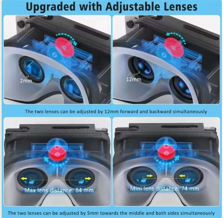 Gogle 3D okulary VR Nintendo