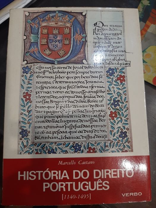 Historia do direito português  de Marcello Caetano,