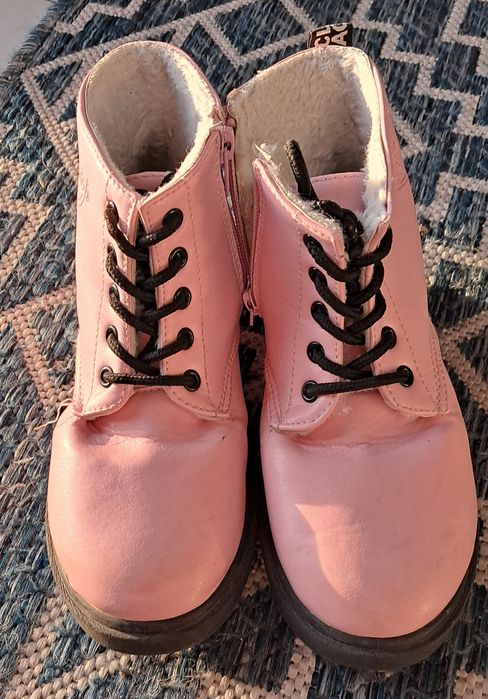 Trapery traperki botki kozaczki buty różowe 32