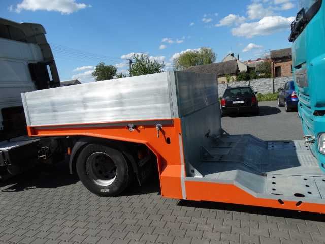 Wynajem naczepy niskopodwoziowej, lawety