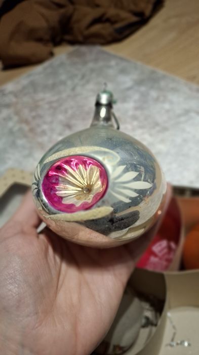 Bombki prl stare reflektor i inne 4 szt