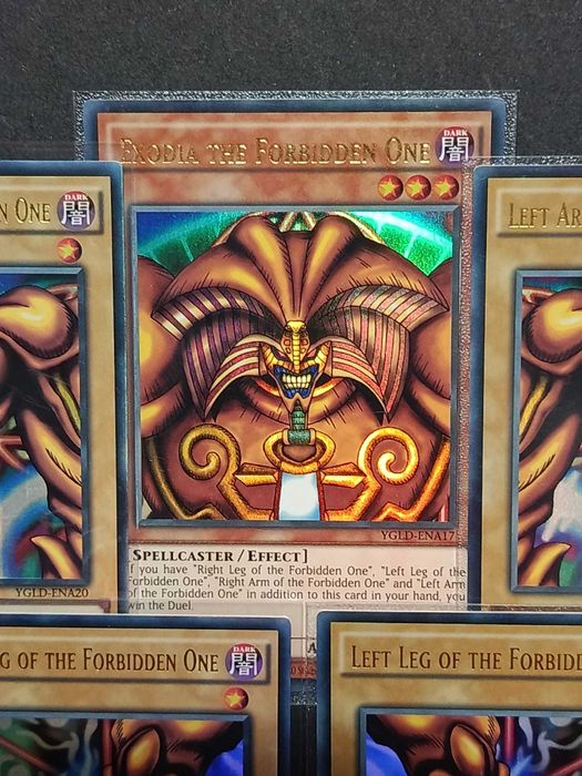 Yu-Gi-Oh! 'Set Completo da Exodia' (5 Ultra Rares) - YGLD-A17/A18/A19/A20/A21 - Exodia the Forbidden One - Cartas de 2015