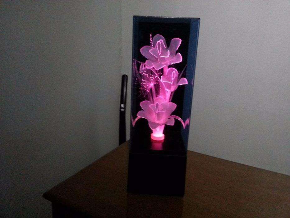 Candeeiro flor luminosa