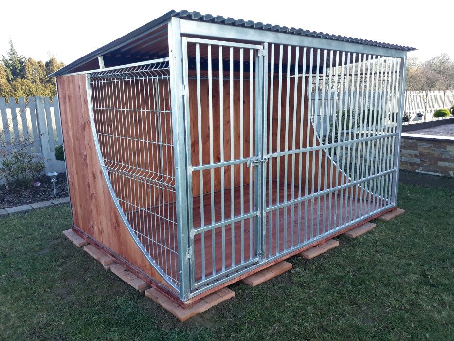 Kojec dla psa 3x2 Nowoczesny "LEZKA" wysoka jakoś OCYNK