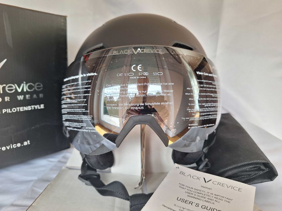 Kask narciarski Black Crevice Kirchberg Black M 54-57cm