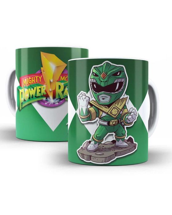 Caneca Power Rangers - Coleção Nostalgia