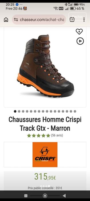 botas de caça Crispi Track Gtx