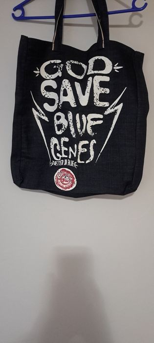 Nowa Nowa Torba   jeansowa denim aplikacja