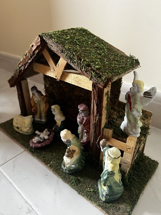 Presépio Tradicional com 8 Figuras – Conjunto Completo