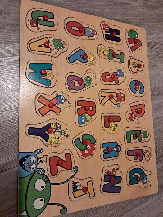 Drewniany alfabet