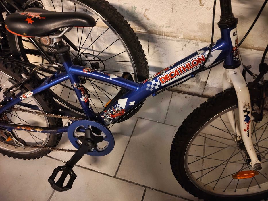 Bicicleta usada em bom estado para crianças dos 6-10 anos