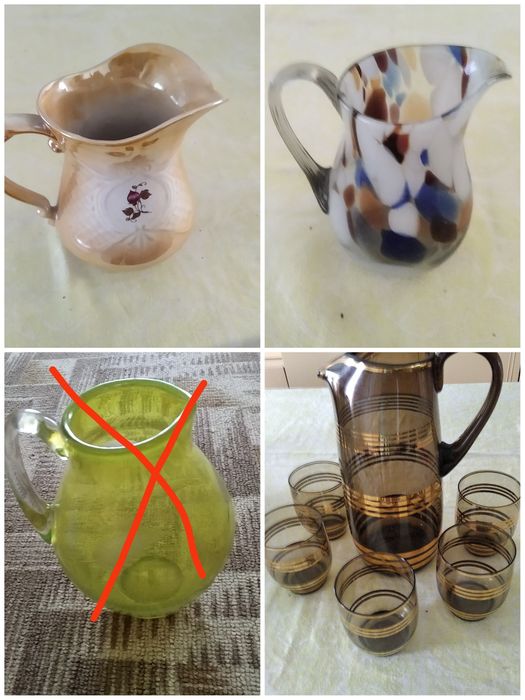 Ретро блюда, вазы, кувшины, хрусталь