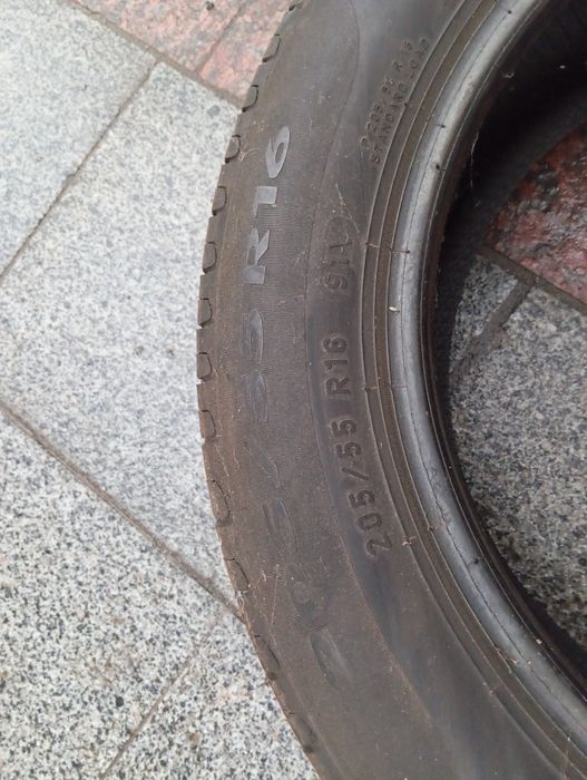 4 летние шины Pirelli 205/55/ R16 2019 год протектор 6-7мм