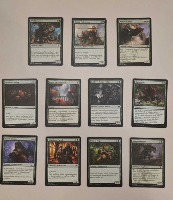 Cartas Magic - Verdes