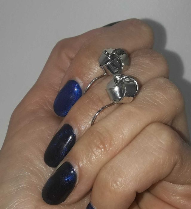 серьги - узелок (не ношу)