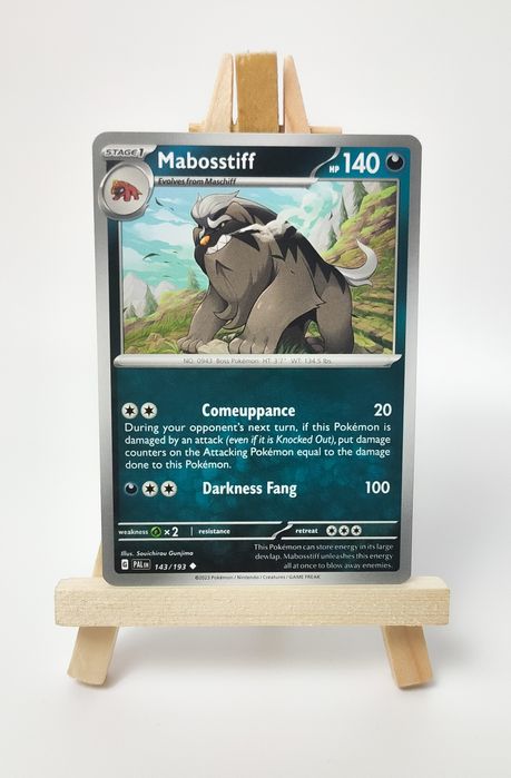 Mabosstiff 143/193 karta pokemon Paldea Evolved