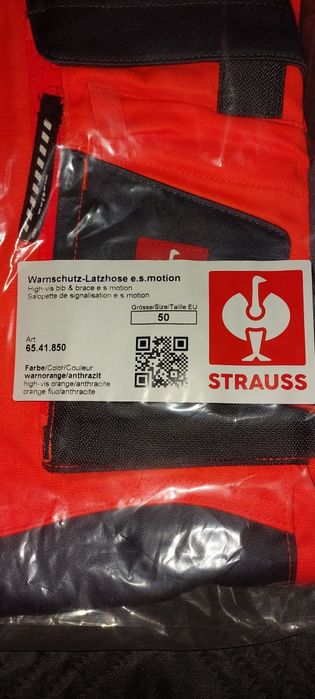 Strauss komplet odzieży roboczej.