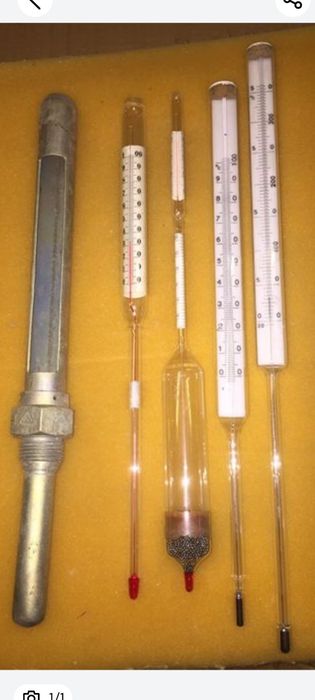 Градусники ртутные и спиртовые