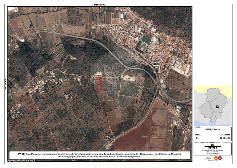 Terreno  para venda — São Bartolomeu de Messines, Faro