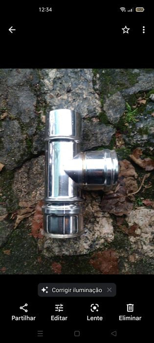 Tubo flexível 80 para salamandra pellets