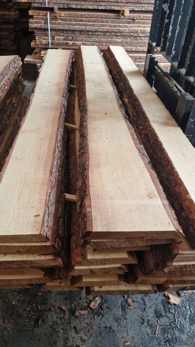 Tarcica sosnowa sosna deski 1 klasa jednostronnie czystasucha