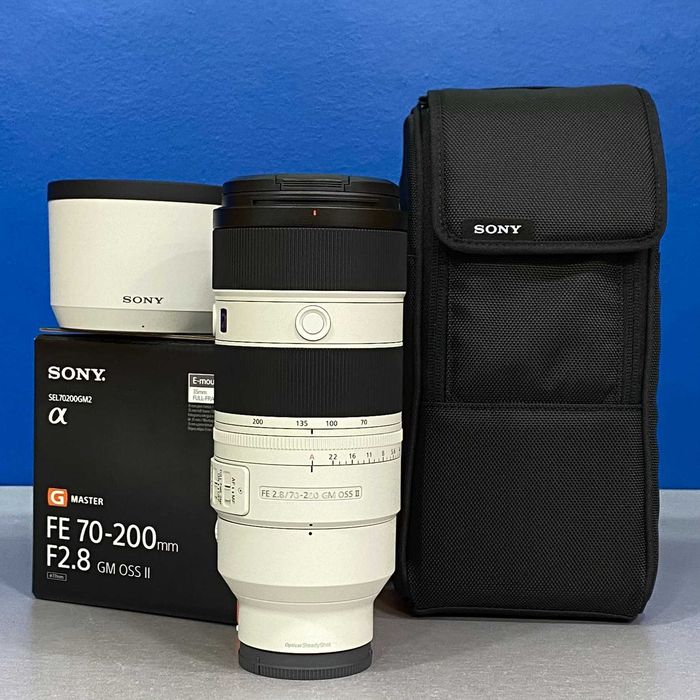 Sony FE 70-200mm f/2.8 GM OSS II (NOVA - 3 ANOS DE GARANTIA)