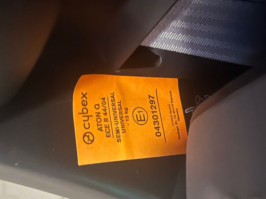 Fotelik samochodowy Cybex Platinum Aton Q z bazą isofix 0-13 kg