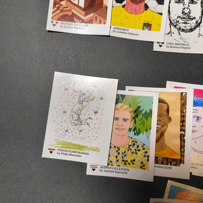 77 Cromos Tschutti Heftli Euro 2020