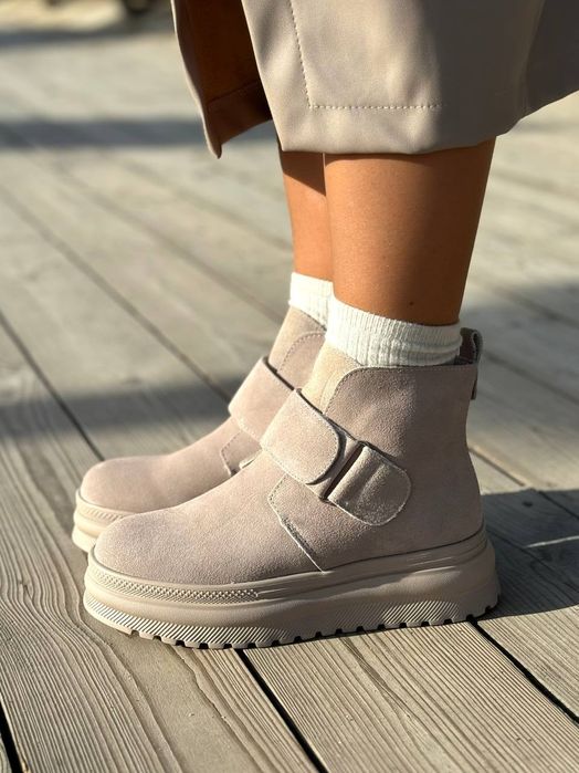 Черевики зимові жіночі натуральна замша розпродаж 37-41