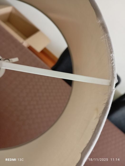 Abajur bege, para recuperar