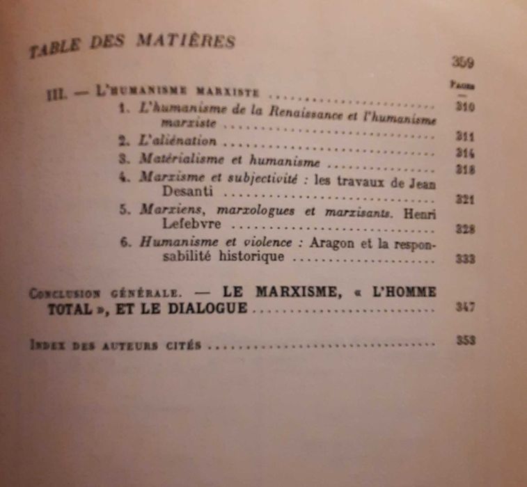 Livro - Perspectives de L'Homme - Roger Garaudy